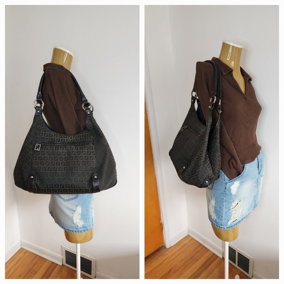 Fendi Handbags - ✨️FENDI Canvas Zucchino Tote Bag